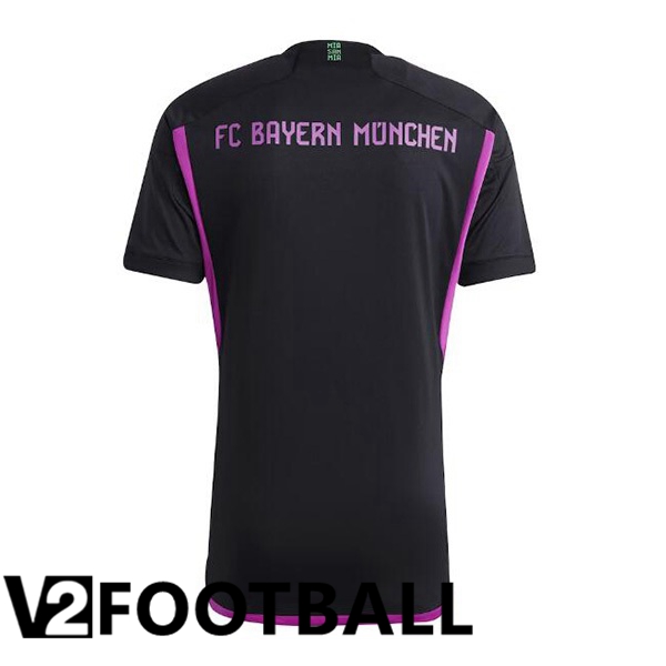 Bayern Munich Away Soccer Shirt Black 2023/2024