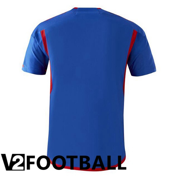 Lyon OL Away Soccer Shirt Blue 2023/2024