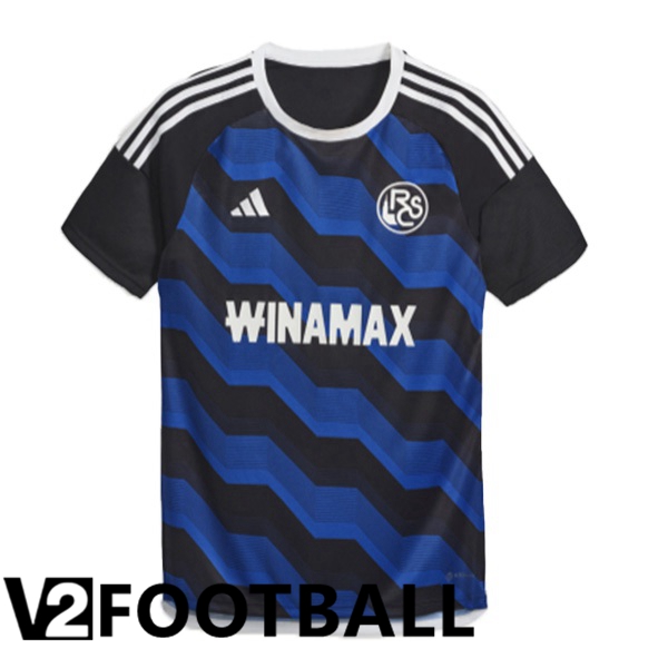 RC Strasbourg Alsace Third Soccer Shirt Blue 2023/2024