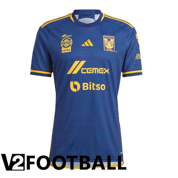 Tigres UANL Away Soccer Shirt Blue 2023/2024