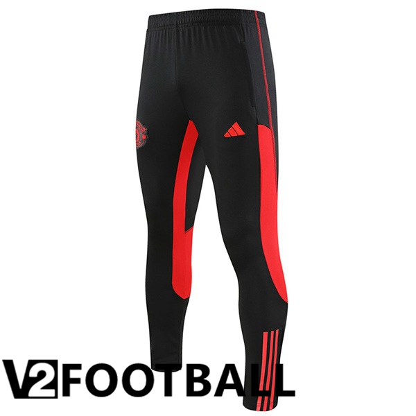 Manchester United Training Pants Black Red 2023/2024