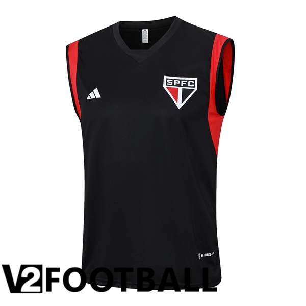 Sao Paulo FC Soccer Vest Black 2023/2024