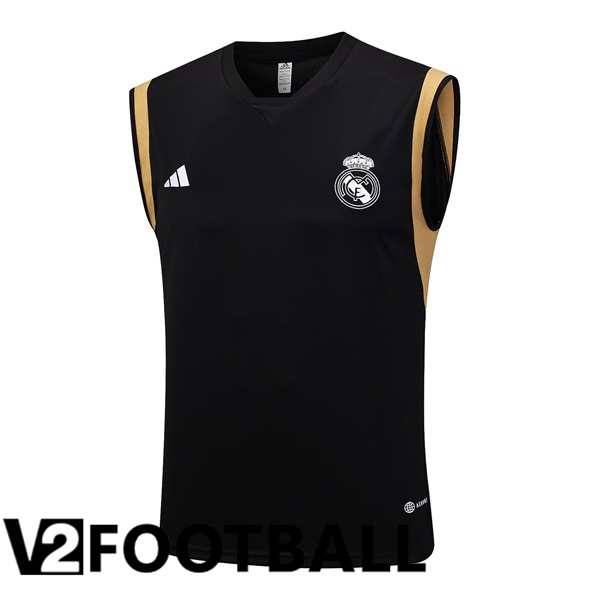 Real Madrid Soccer Vest Black 2023/2024