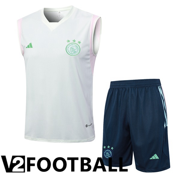 AFC Ajax Soccer Vest + Shorts Green 2023/2024