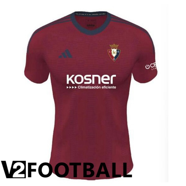 CA Osasuna Home Soccer Shirt Red 2023/2024