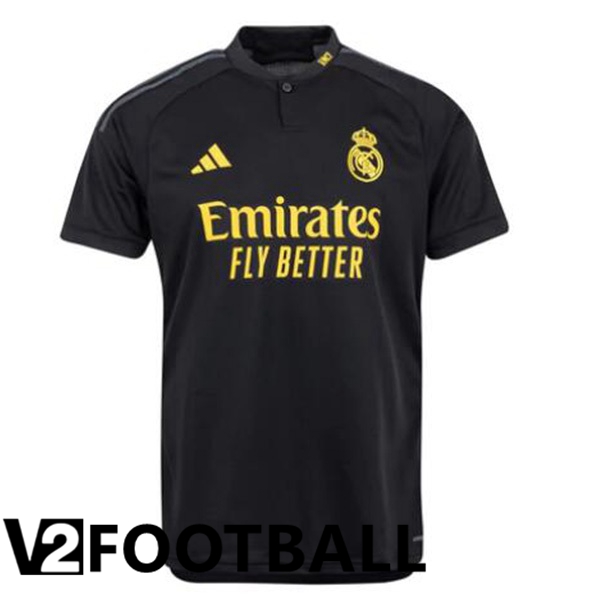 Real Madrid Third Soccer Shirt Black 2023/2024