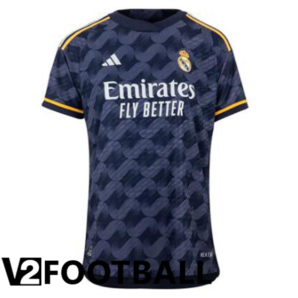 Real Madrid Away Soccer Shirt Blue Royal 2023/2024