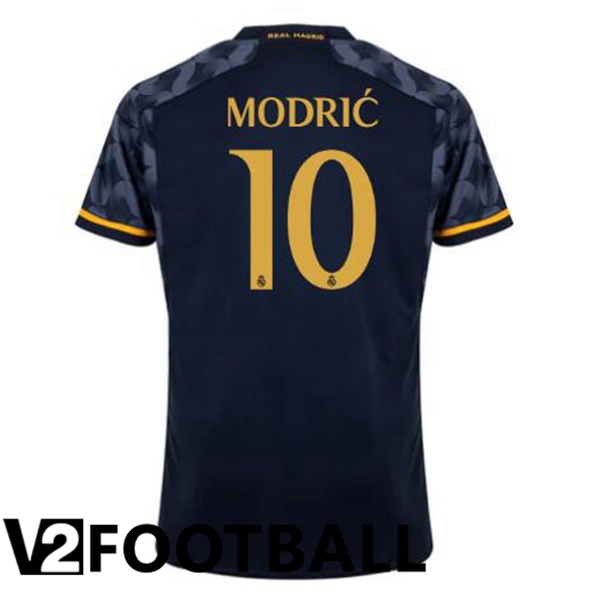 Real Madrid Modrić 10 Away Soccer Shirt Blue Royal 2023/2024