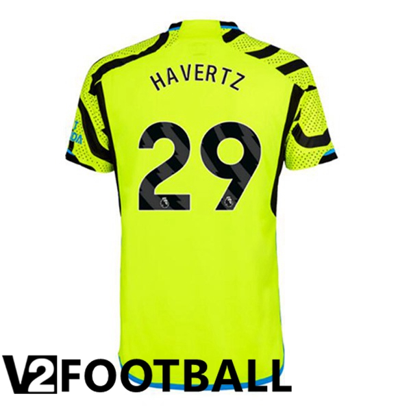 Arsenal HAGreenZ 29 Away Soccer Shirt Green 2023/2024