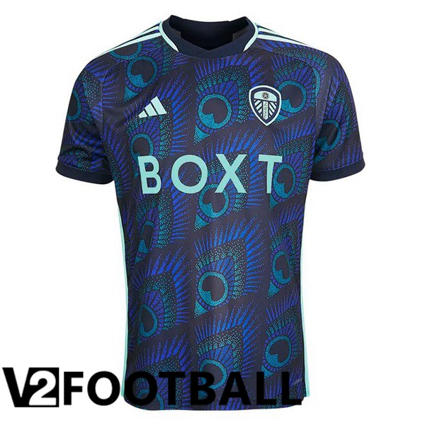 Leeds United Away Soccer Shirt Blue 2023/2024
