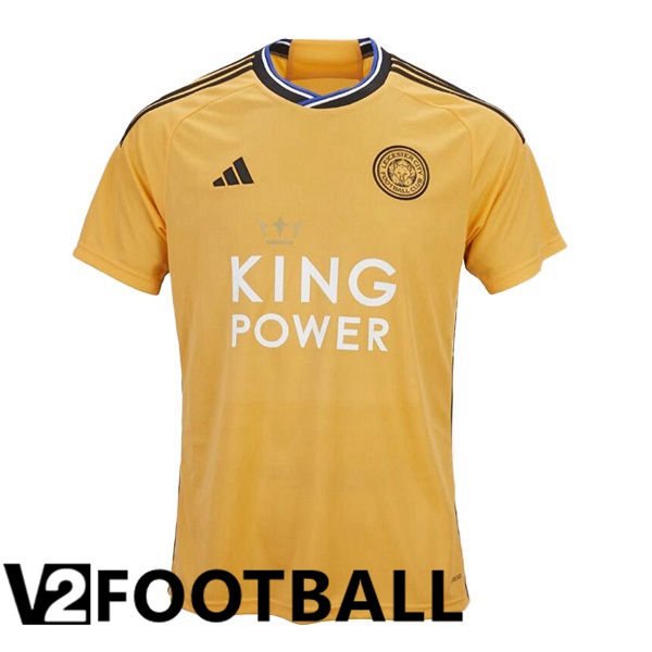 Leicester City Third Soccer Shirt Yellow 2023/2024