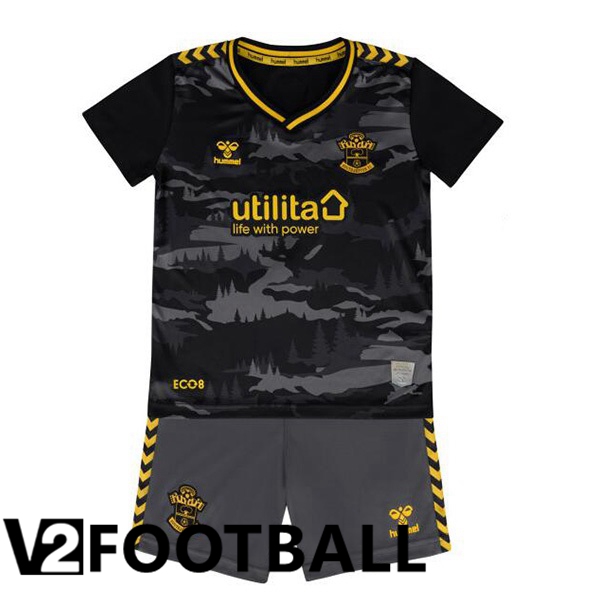 Southampton FC Kids Third Soccer Shirt Black 2023/2024