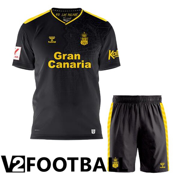 UD Las Palmas Kids Away Soccer Shirt Black 2023/2024