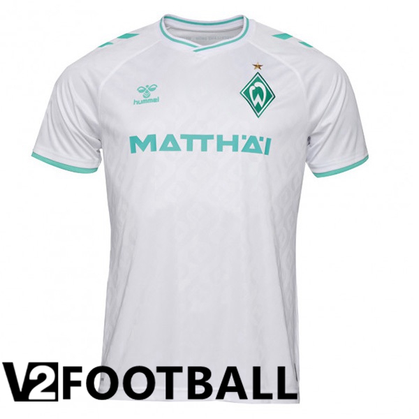 SV Werder Bremen Away Soccer Shirt White 2023/2024