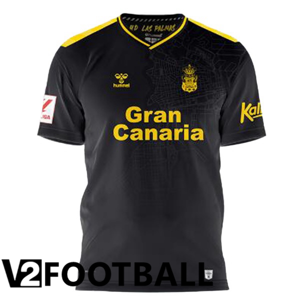 UD Las Palmas Away Soccer Shirt Black 2023/2024