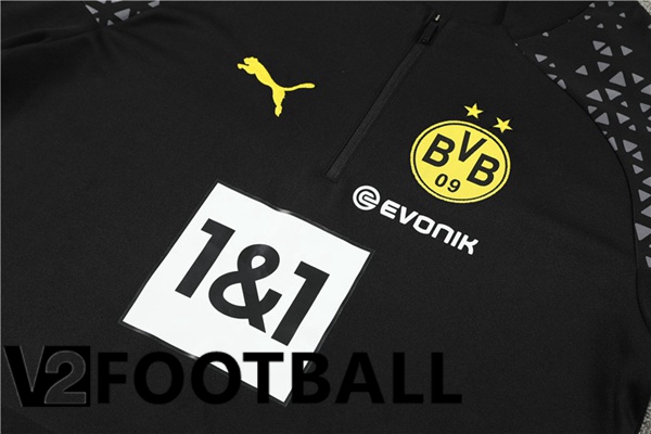 Dortmund BVB Training Tracksuit Suit Black 2023/2024