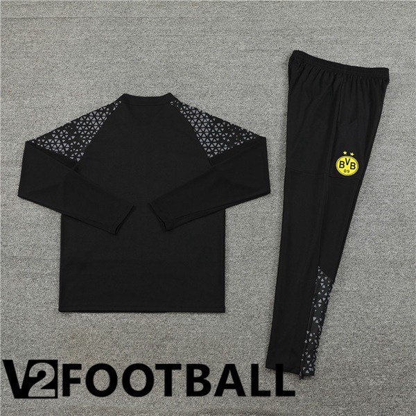 Dortmund BVB Training Tracksuit Suit Black 2023/2024