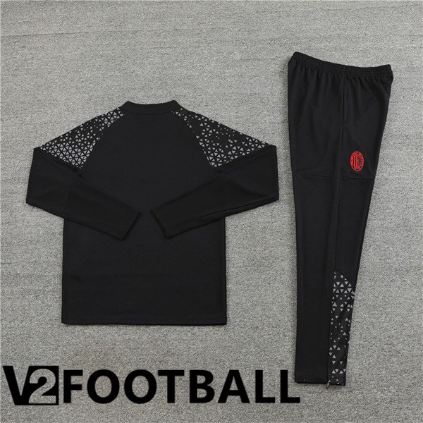 AC Milan Training Tracksuit Suit Black 2023/2024