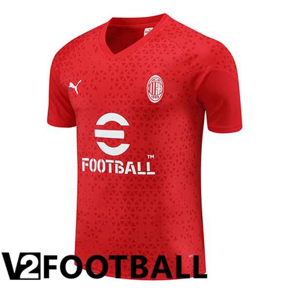 AC Milan Training T Shirt Red 2023/2024