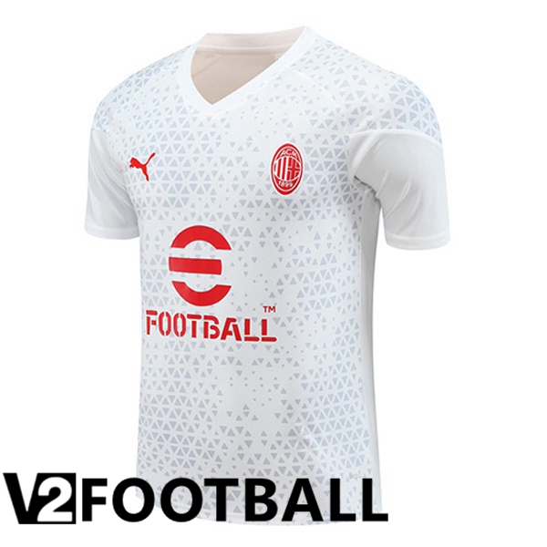 AC Milan Training T Shirt White 2023/2024