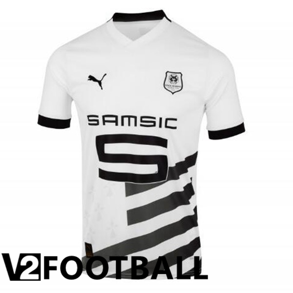 Stade Rennais Away Soccer Shirt White 2023/2024