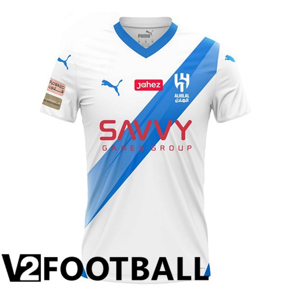 Al-Hilal FC Away Soccer Shirt White 2023/2024