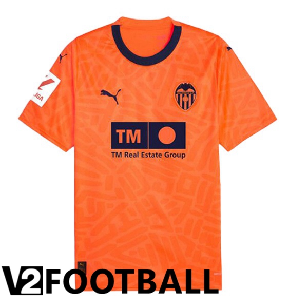 Valencia CF Third Soccer Shirt Orange 2023/2024