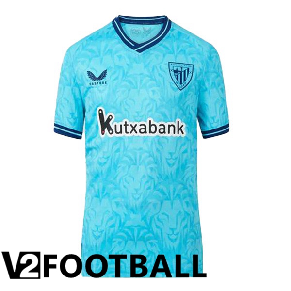 Athletic Bilbao Away Soccer Shirt Blue 2023/2024