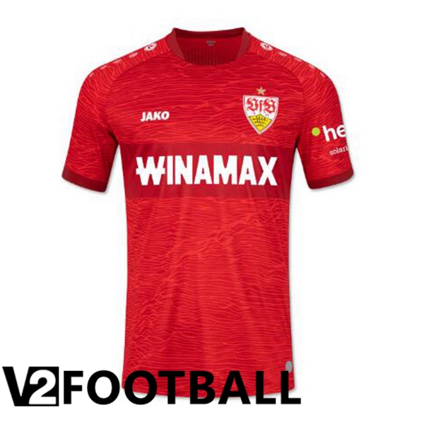 VfB Stuttgart Away Soccer Shirt Red 2023/2024