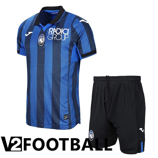 Atalanta Kids Home Soccer Shirt Blue 2023/2024