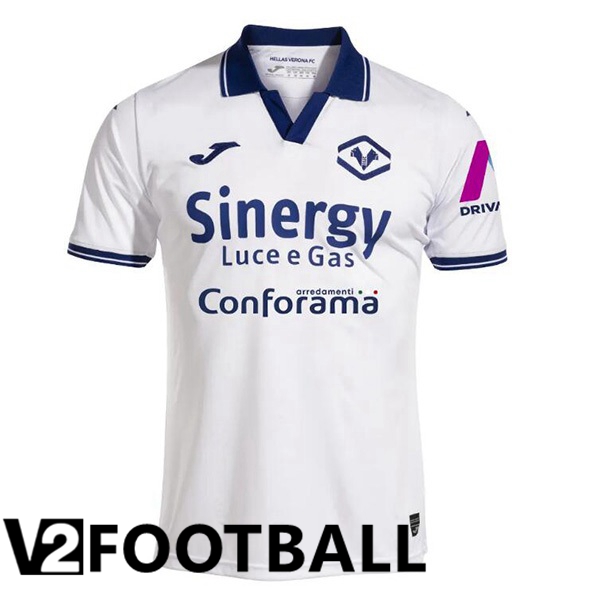 Hellas Verone Third Soccer Shirt White 2023/2024
