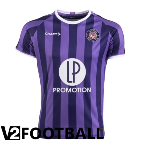 Toulouse Away Soccer Shirt Purple 2023/2024