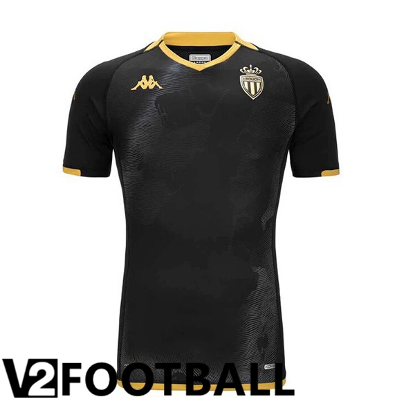 AS Monaco Away Soccer Shirt Black 2023/2024