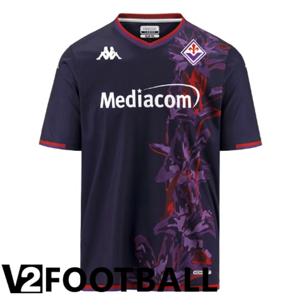 ACF Fiorentina Third Soccer Shirt Black 2023/2024