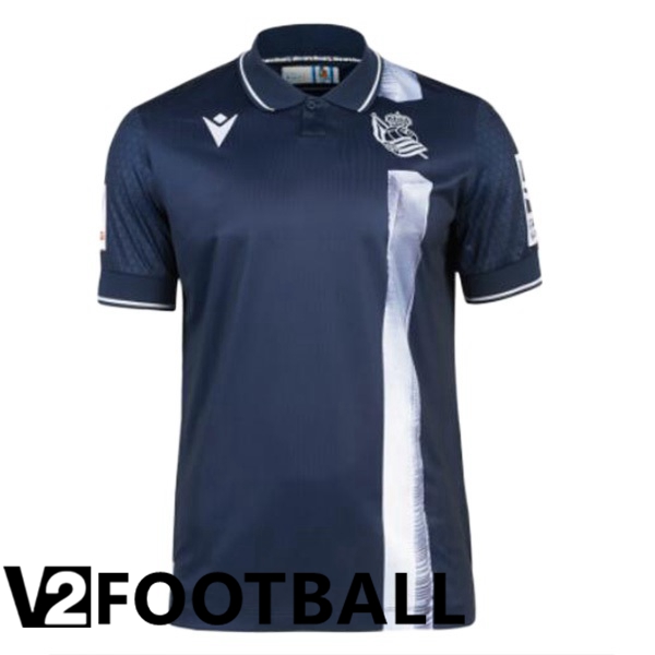 Real Sociedad Away Soccer Shirt Blue 2023/2024