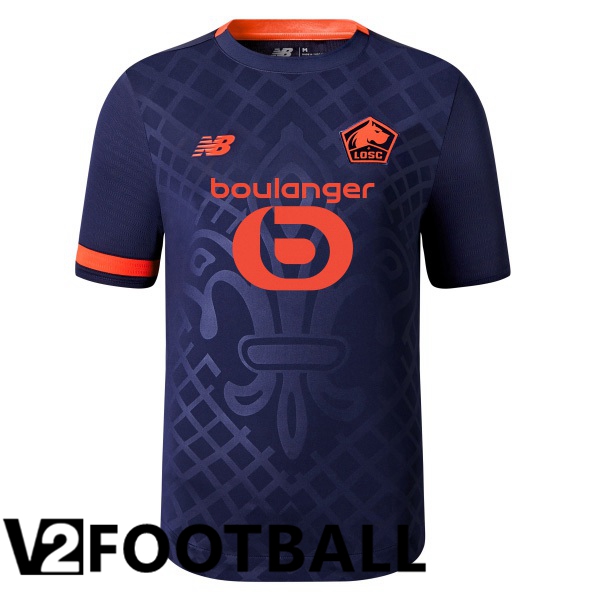 Lille OSC Third Soccer Shirt Black 2023/2024