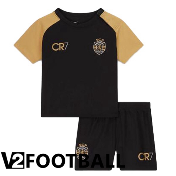 Sporting CP Kids Third Soccer Shirt Black 2023/2024