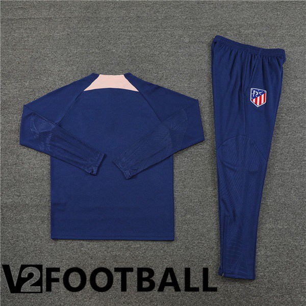 Atletico Madrid Training Tracksuit Suit Blue Royal 2023/2024