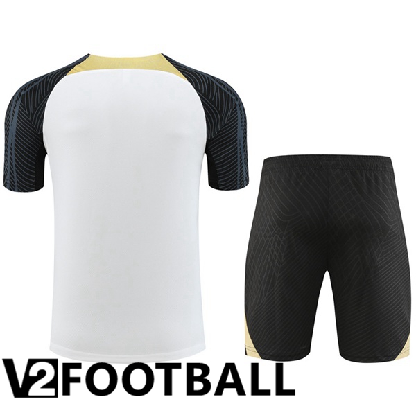 FC Chelsea Training T Shirt + Shorts White 2023/2024