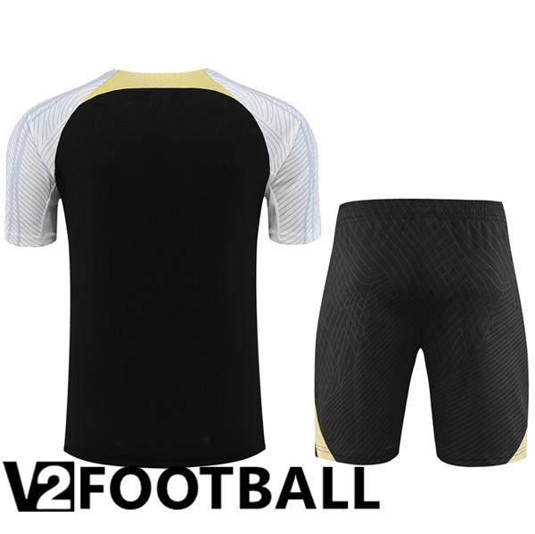 FC Chelsea Training T Shirt + Shorts Black 2023/2024