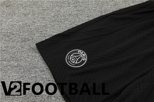 Paris PSG Training T Shirt + Shorts Black 2023/2024