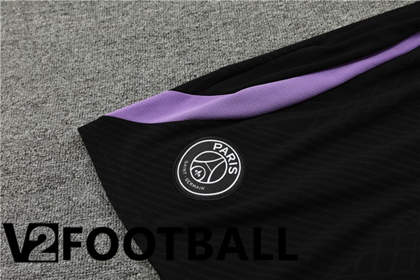 Paris PSG Training T Shirt + Shorts Purple 2023/2024