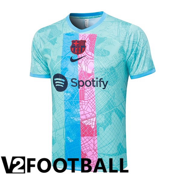 FC Barcelona Training T Shirt Blue 2023/2024