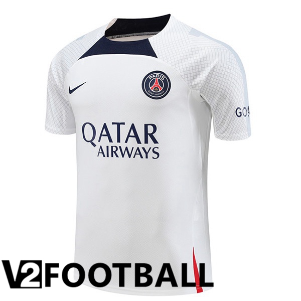 Paris PSG Training T Shirt White 2023/2024