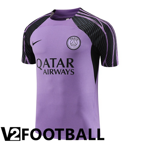 Paris PSG Training T Shirt Purple 2023/2024