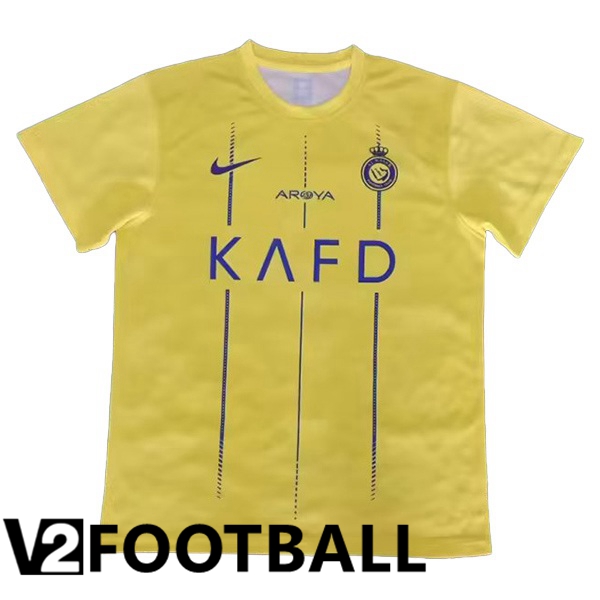 Al-Nassr FC Home Soccer Shirt Yellow 2023/2024