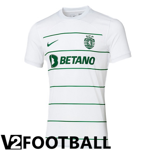 Sporting CP Away Soccer Shirt White 2023/2024