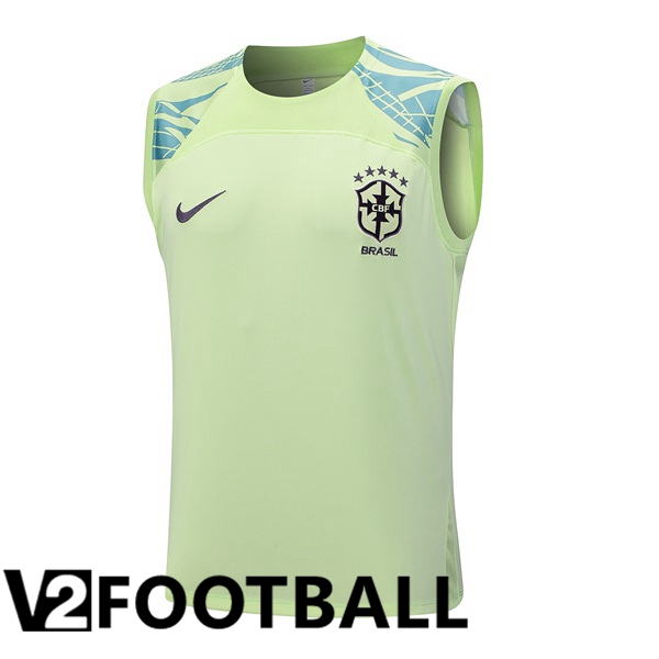 Brazil Soccer Vest Blue Green 2023/2024