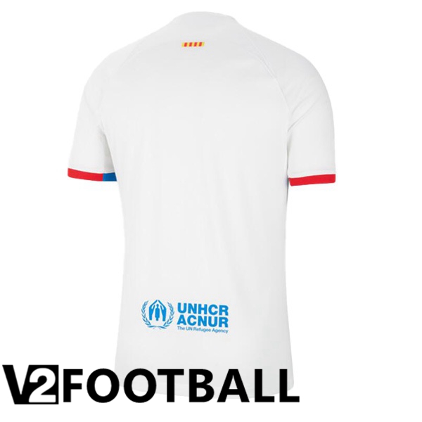 FC Barcelona Away Soccer Shirt White 2023/2024