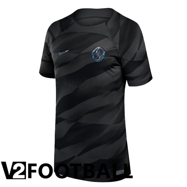 FC Chelsea Soccer Shirt Goalkeeper Black 2023/2024